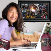 Die Sekhmet-Crew Fleecedecke