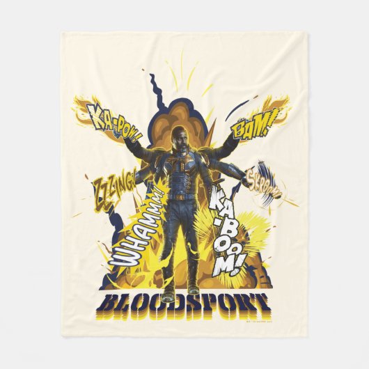 Die Selbstmordkommando | Bloodsport Action Graphic Fleecedecke (Vorderseite)