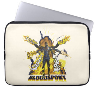 Die Selbstmordkommando Bloodsport Action Graphic Laptopschutzhülle