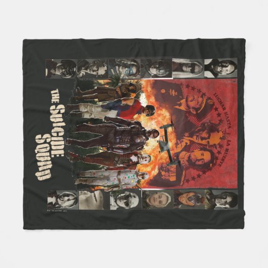 Die Selbstmordkommando | Exlposit Character Roster Fleecedecke (Vorderseite (Horizontal))