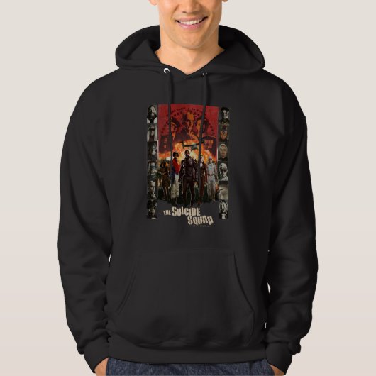 Die Selbstmordkommando | Exlposit Character Roster Hoodie (Vorderseite)