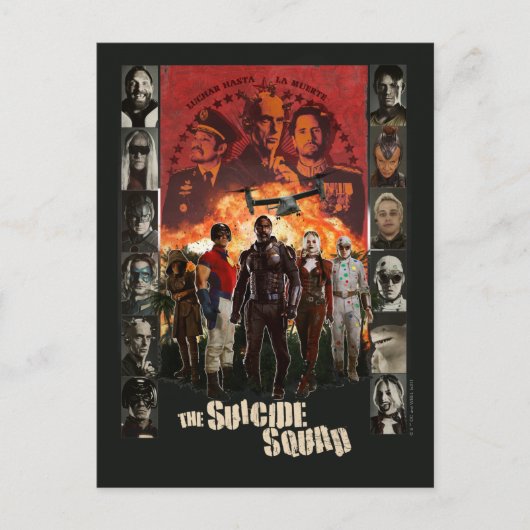 Die Selbstmordkommando | Exlposit Character Roster Postkarte (Vorderseite)