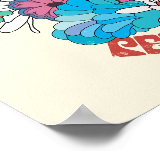 Die Selbstmordkommando | Friedensstifter - Blume u Poster (Ecke)