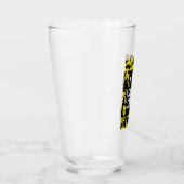 Die Selbstmordkommando | Gelbe und schwarze Symbol Glas (Rechts)