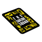 Die Selbstmordkommando | Gelbe und schwarze Symbol Magnet (Rechte Seite)
