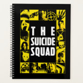 Die Selbstmordkommando | Gelbe und schwarze Symbol Planer (Vorderseite)