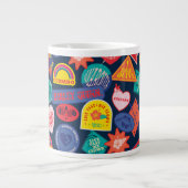 Die Selbstmordkommando | Harley Quinn Abzeichen Pa Jumbo-Tasse (Vorderseite)