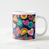 Die Selbstmordkommando | Harley Quinn Abzeichen Pa Jumbo-Tasse (Rechts)