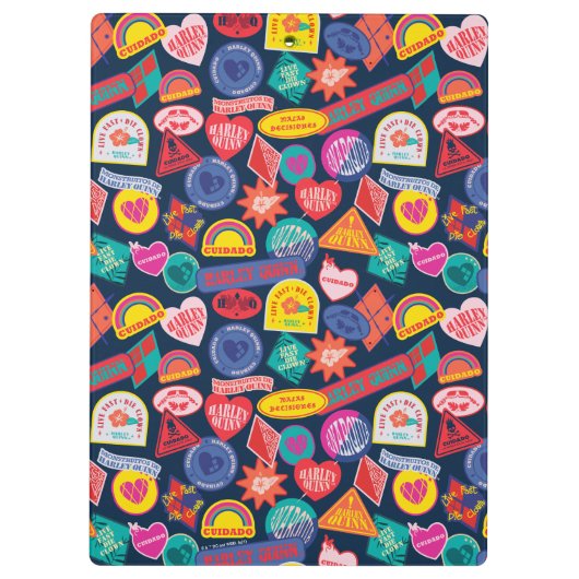 Die Selbstmordkommando | Harley Quinn Abzeichen Pa Klemmbrett (Rückseite)