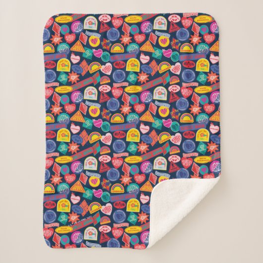 Die Selbstmordkommando | Harley Quinn Abzeichen Pa Sherpadecke (Vorderseite)