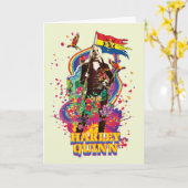 Die Selbstmordkommando | Harley Quinn Blume & Rain Karte (Gelbe Blume)