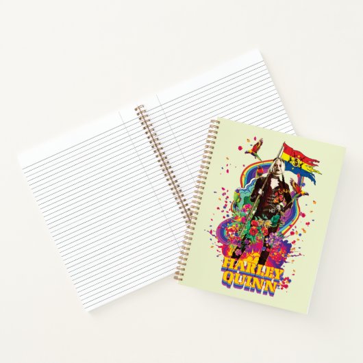 Die Selbstmordkommando | Harley Quinn Blume & Rain Notizblock (Innenseite)
