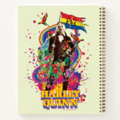 Die Selbstmordkommando | Harley Quinn Blume & Rain Notizblock (Rückseite)