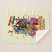 Die Selbstmordkommando | Harley Quinn Blume & Rain Sherpadecke (Vorderseite (Horizontal))