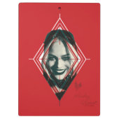 Die Selbstmordkommando | Harley Quinn Diamond Targ Klemmbrett (Rückseite)