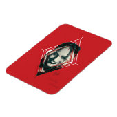 Die Selbstmordkommando | Harley Quinn Diamond Targ Magnet (Linke Seite)