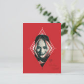 Die Selbstmordkommando | Harley Quinn Diamond Targ Postkarte (Stehend Vorderseite)