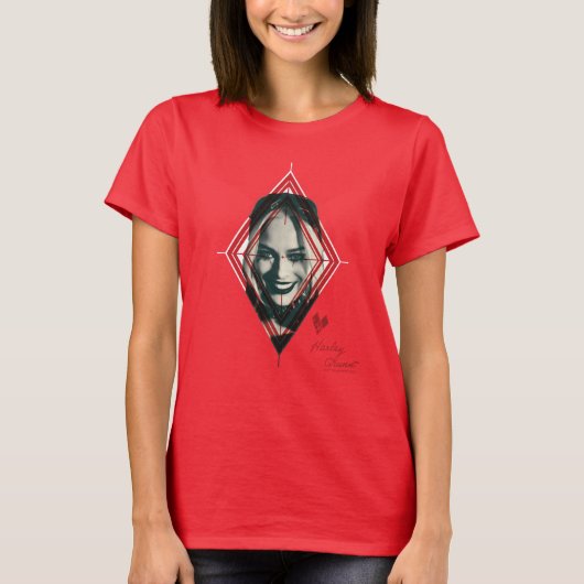 Die Selbstmordkommando | Harley Quinn Diamond Targ T-Shirt (Vorderseite)