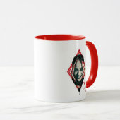 Die Selbstmordkommando | Harley Quinn Diamond Targ Tasse (VorderseiteRechts)