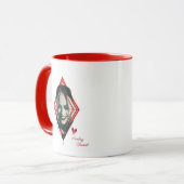 Die Selbstmordkommando | Harley Quinn Diamond Targ Tasse (Vorderseite Links)