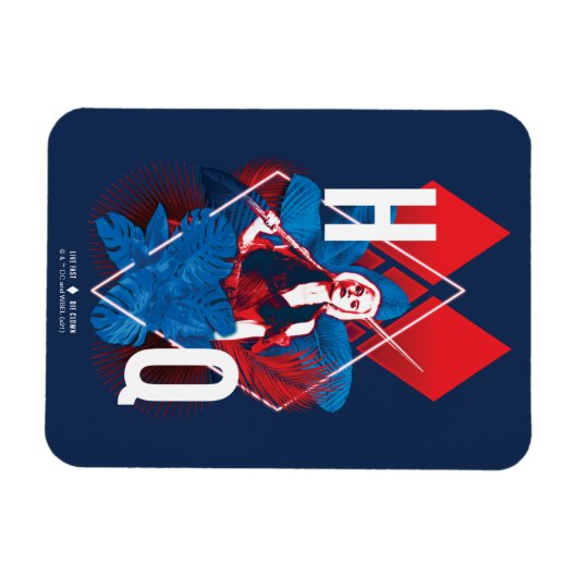 Die Selbstmordkommando | Harley Quinn Fern & Diamo Magnet (Horizontal)