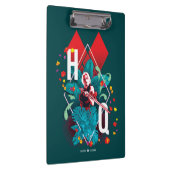 Die Selbstmordkommando | Harley Quinn Floral Diamo Klemmbrett (Rechts)