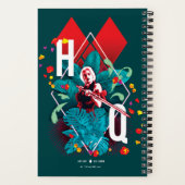 Die Selbstmordkommando | Harley Quinn Floral Diamo Notizblock (Rückseite)