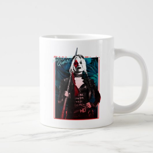 Die Selbstmordkommando | Harley Quinn & Green Fern Jumbo-Tasse (Rechts)