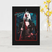 Die Selbstmordkommando | Harley Quinn & Green Fern Karte (Gelbe Blume)