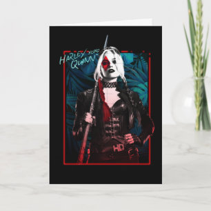 Die Selbstmordkommando   Harley Quinn & Green Fern Karte
