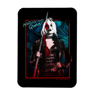 Die Selbstmordkommando | Harley Quinn & Green Fern Magnet