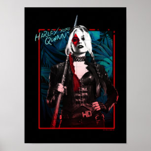 Die Selbstmordkommando Harley Quinn & Green Fern Poster