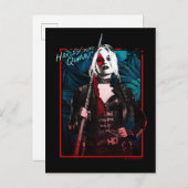 Die Selbstmordkommando | Harley Quinn & Green Fern Postkarte (Vorne/Hinten)