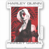 Die Selbstmordkommando | Harley Quinn Red Fern Por Aufkleber (Vorderseite)