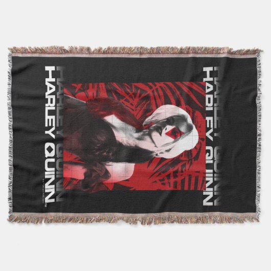 Die Selbstmordkommando | Harley Quinn Red Fern Por Decke (Vorderseite)