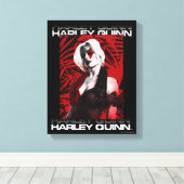 Die Selbstmordkommando | Harley Quinn Red Fern Por Leinwanddruck (Insitu (Holzboden))