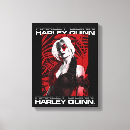Die Selbstmordkommando | Harley Quinn Red Fern Por Leinwanddruck (Vorderseite)