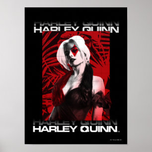 Die Selbstmordkommando Harley Quinn Red Fern Por Poster