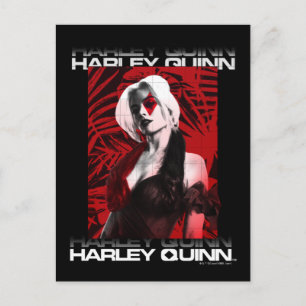 Die Selbstmordkommando   Harley Quinn Red Fern Por Postkarte