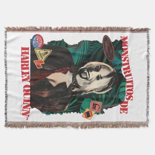 Die Selbstmordkommando | Harley Quinn Winking Decke (Vorderseite)