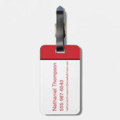 Die Selbstmordkommando | Harley Quinn Winking Gepäckanhänger (Rückseite vertikal)