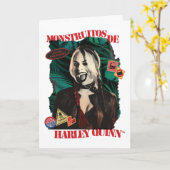 Die Selbstmordkommando | Harley Quinn Winking Karte (Gelbe Blume)