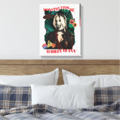 Die Selbstmordkommando | Harley Quinn Winking Leinwanddruck (Insitu (Schlafzimmer))
