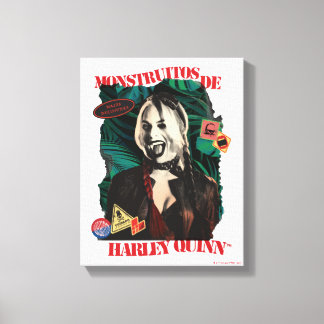 Die Selbstmordkommando | Harley Quinn Winking Leinwanddruck
