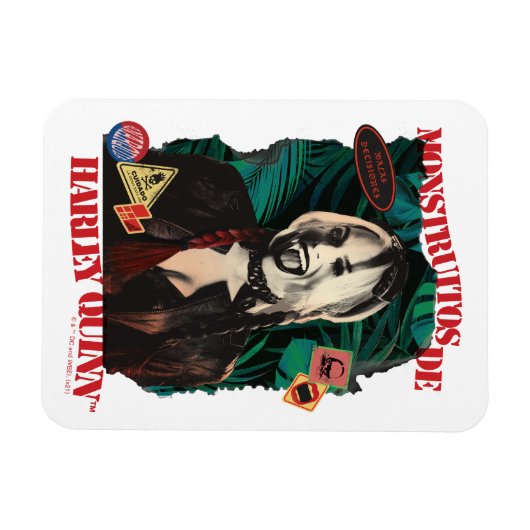 Die Selbstmordkommando | Harley Quinn Winking Magnet (Horizontal)