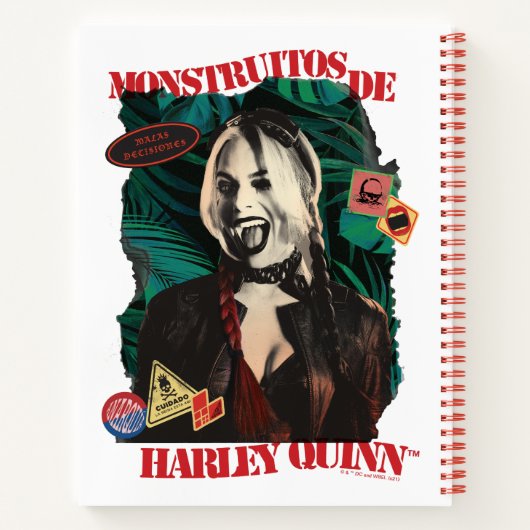 Die Selbstmordkommando | Harley Quinn Winking Notizblock (Rückseite)