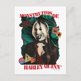 Die Selbstmordkommando | Harley Quinn Winking Postkarte