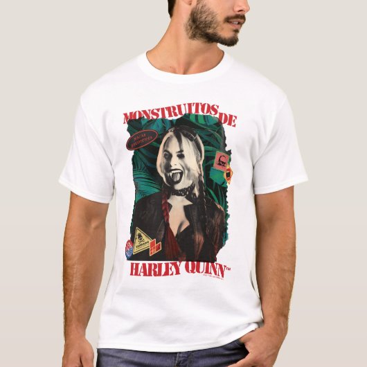 Die Selbstmordkommando | Harley Quinn Winking T-Shirt (Vorderseite)
