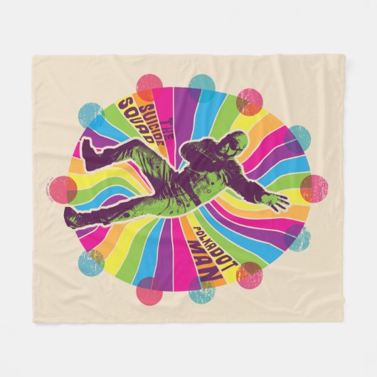 Die Selbstmordkommando | Polka-Dot Man Psychedelic Fleecedecke (Vorderseite (Horizontal))