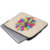 Die Selbstmordkommando | Polka-Dot Man Psychedelic Laptopschutzhülle (Vorne Knopf)